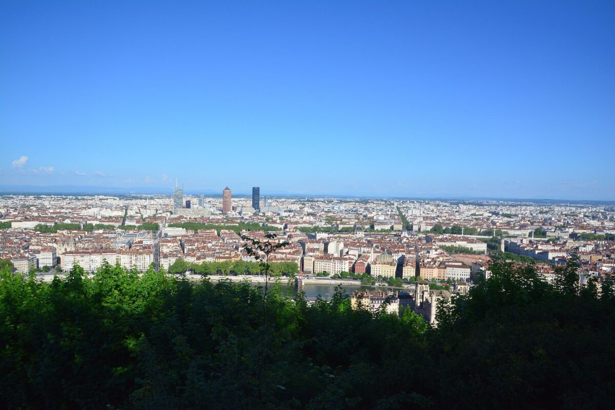 Blick über Lyon